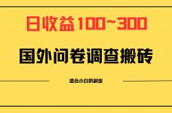 事实:做国外调查问卷赚钱合法靠谱吗？