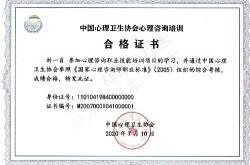 经验:为什么建议感兴趣的医护人员在2024年前拿到心理咨询师证书？